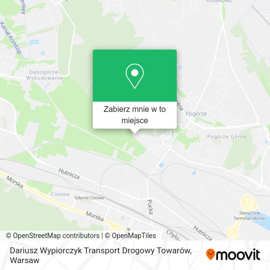 Mapa Dariusz Wypiorczyk Transport Drogowy Towarów