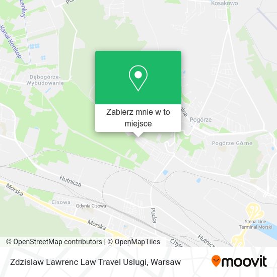 Mapa Zdzislaw Lawrenc Law Travel Uslugi