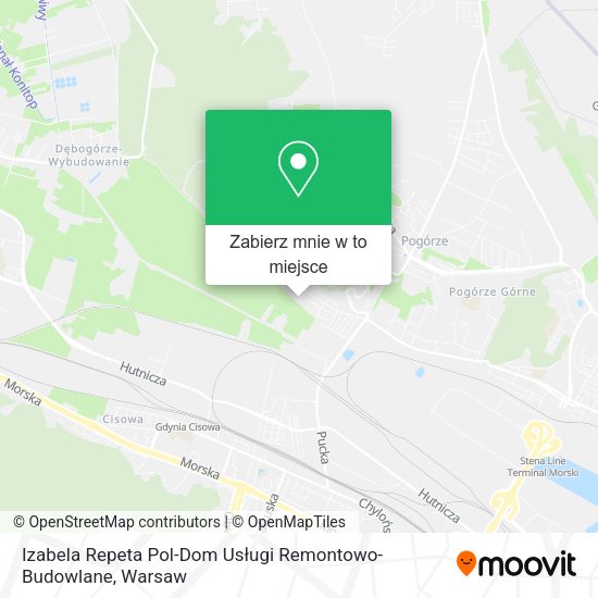 Mapa Izabela Repeta Pol-Dom Usługi Remontowo-Budowlane