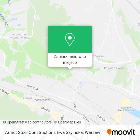 Mapa Armet Steel Constructions Ewa Szyińska