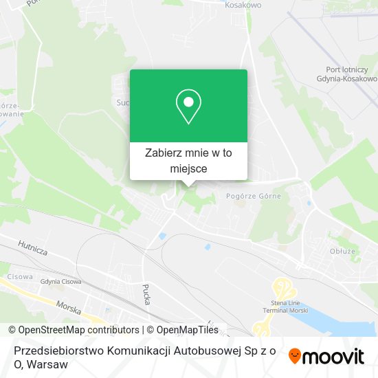 Mapa Przedsiebiorstwo Komunikacji Autobusowej Sp z o O