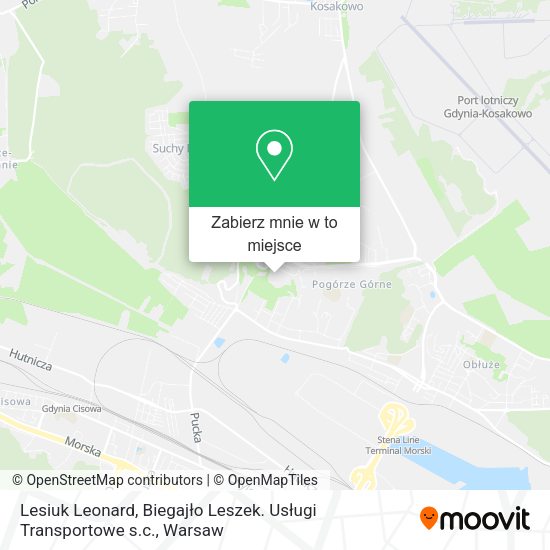 Mapa Lesiuk Leonard, Biegajło Leszek. Usługi Transportowe s.c.