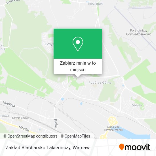 Mapa Zakład Blacharsko Lakierniczy