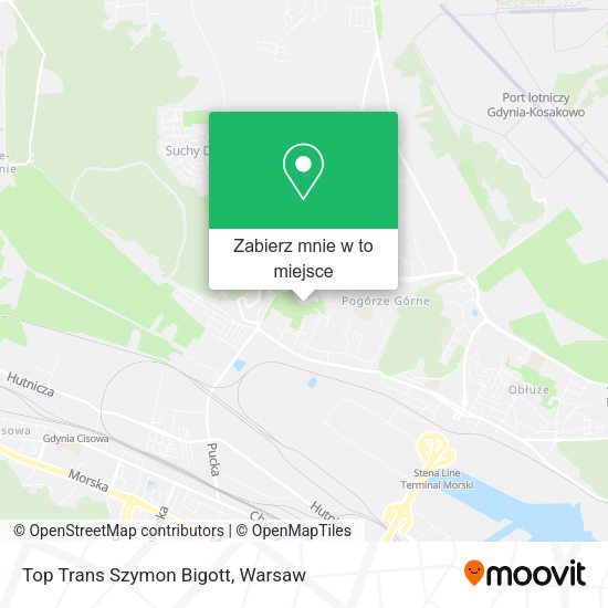 Mapa Top Trans Szymon Bigott