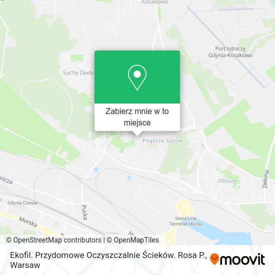 Mapa Ekofil. Przydomowe Oczyszczalnie Ścieków. Rosa P.