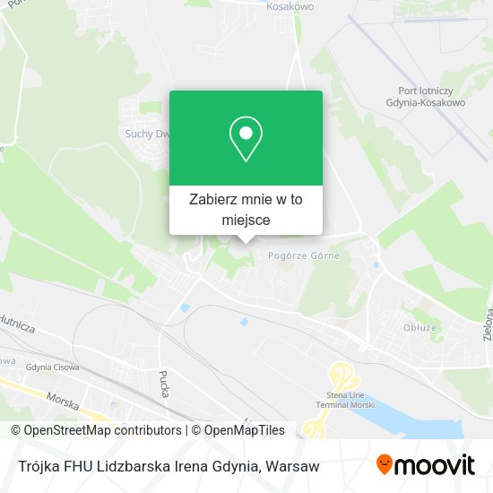 Mapa Trójka FHU Lidzbarska Irena Gdynia