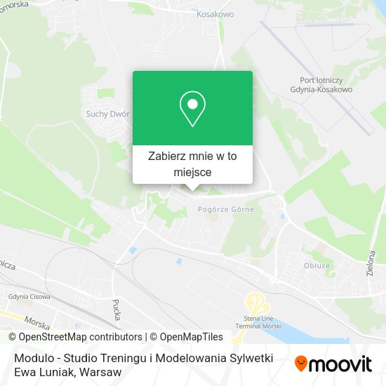 Mapa Modulo - Studio Treningu i Modelowania Sylwetki Ewa Luniak