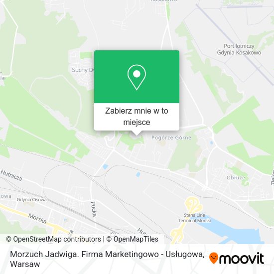 Mapa Morzuch Jadwiga. Firma Marketingowo - Usługowa