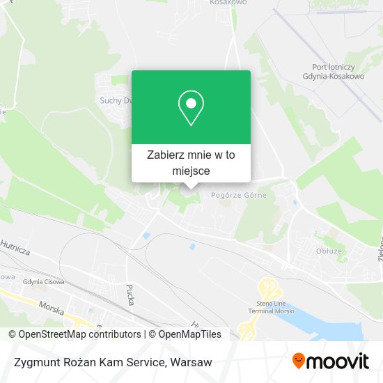 Mapa Zygmunt Rożan Kam Service