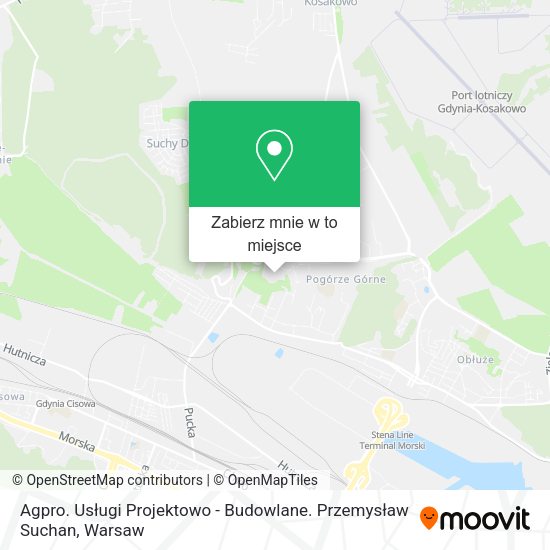 Mapa Agpro. Usługi Projektowo - Budowlane. Przemysław Suchan