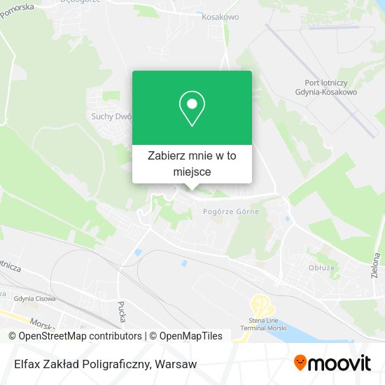 Mapa Elfax Zakład Poligraficzny