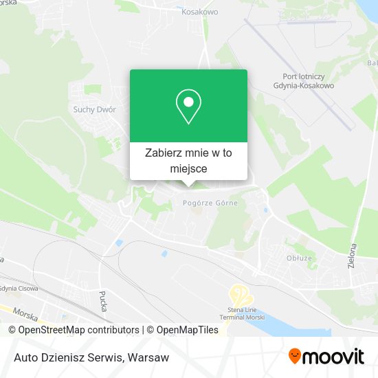 Mapa Auto Dzienisz Serwis