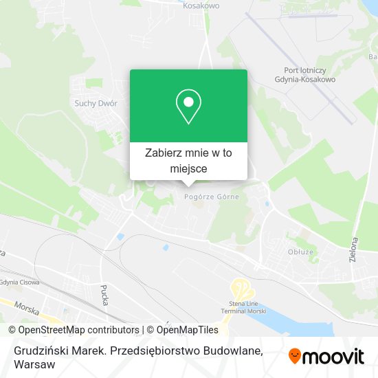 Mapa Grudziński Marek. Przedsiębiorstwo Budowlane