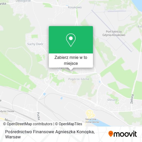 Mapa Pośrednictwo Finansowe Agnieszka Konopka