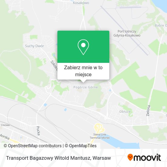 Mapa Transport Bagazowy Witold Mantusz