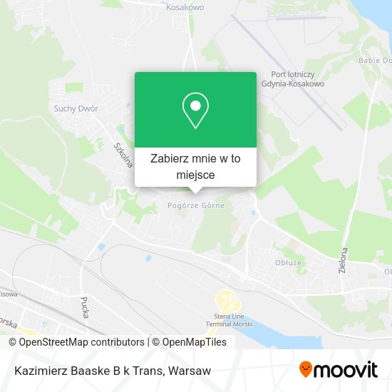 Mapa Kazimierz Baaske B k Trans