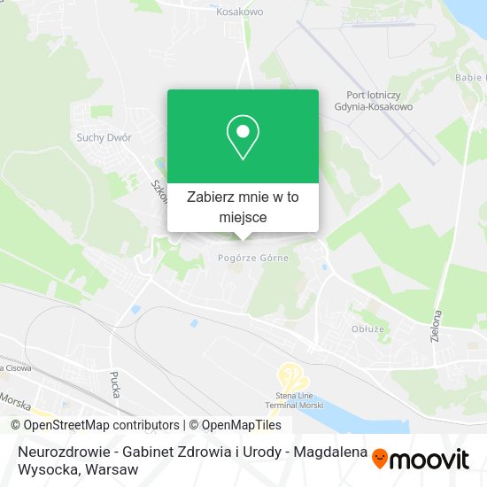 Mapa Neurozdrowie - Gabinet Zdrowia i Urody - Magdalena Wysocka