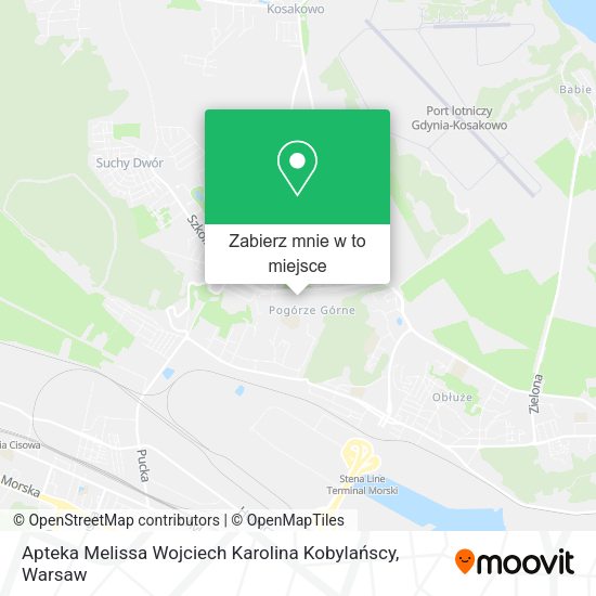 Mapa Apteka Melissa Wojciech Karolina Kobylańscy