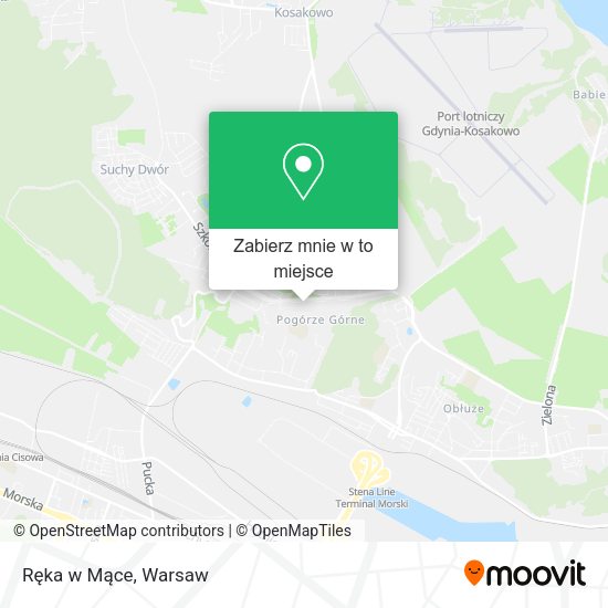 Mapa Ręka w Mące