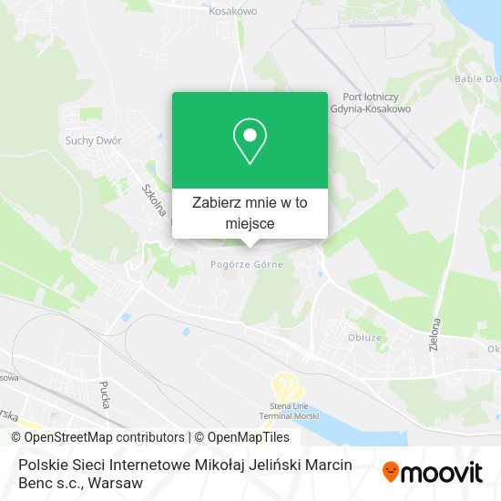 Mapa Polskie Sieci Internetowe Mikołaj Jeliński Marcin Benc s.c.