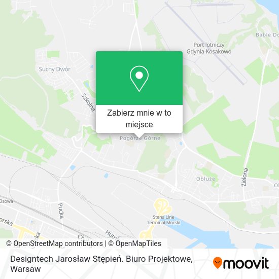 Mapa Designtech Jarosław Stępień. Biuro Projektowe