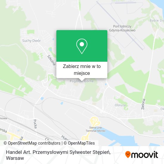 Mapa Handel Art. Przemysłowymi Sylwester Stępień