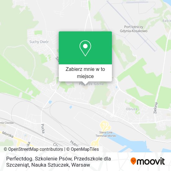 Mapa Perfectdog. Szkolenie Psów, Przedszkole dla Szczeniąt, Nauka Sztuczek