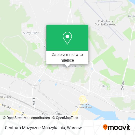 Mapa Centrum Muzyczne Moozykalnia