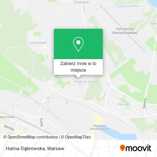 Mapa Halina Dąbrowska