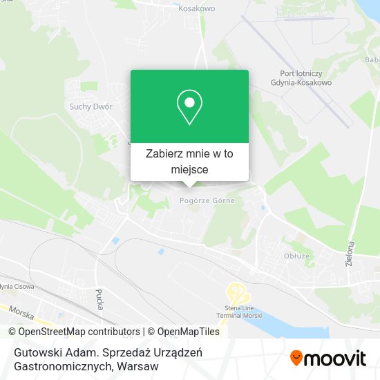 Mapa Gutowski Adam. Sprzedaż Urządzeń Gastronomicznych