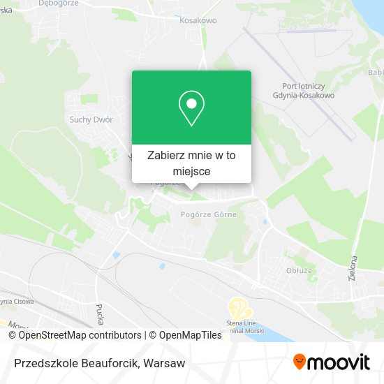 Mapa Przedszkole Beauforcik