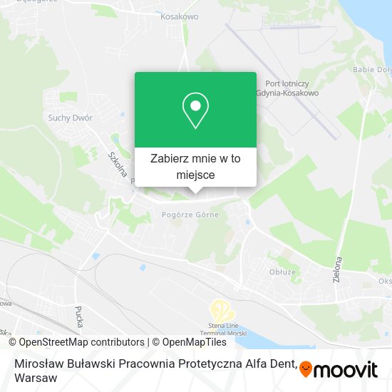 Mapa Mirosław Buławski Pracownia Protetyczna Alfa Dent