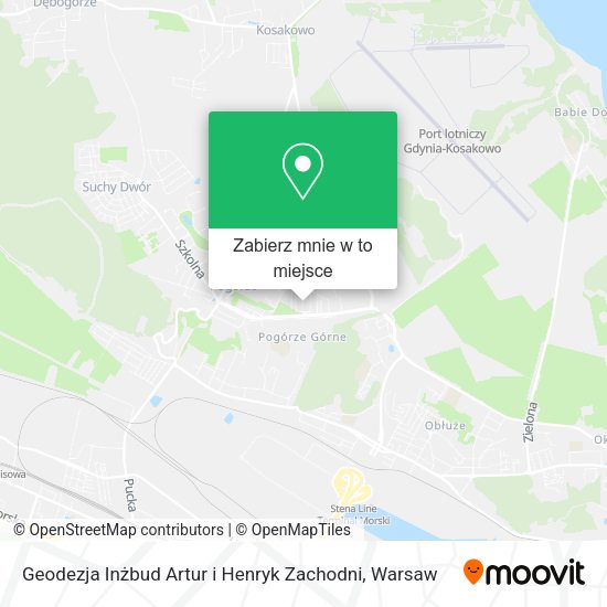 Mapa Geodezja Inżbud Artur i Henryk Zachodni