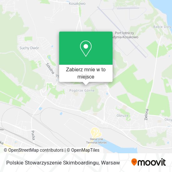 Mapa Polskie Stowarzyszenie Skimboardingu