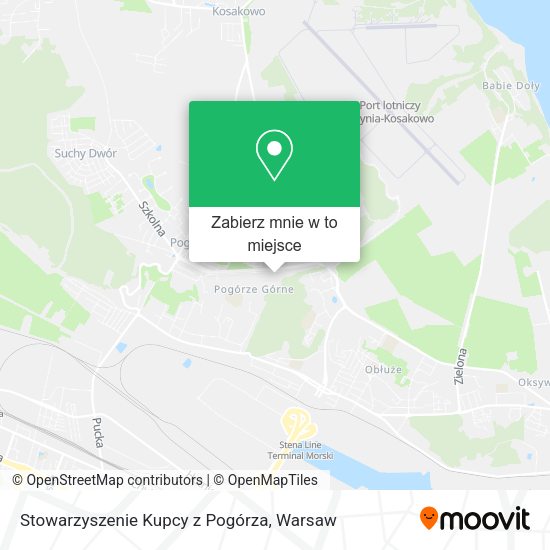 Mapa Stowarzyszenie Kupcy z Pogórza