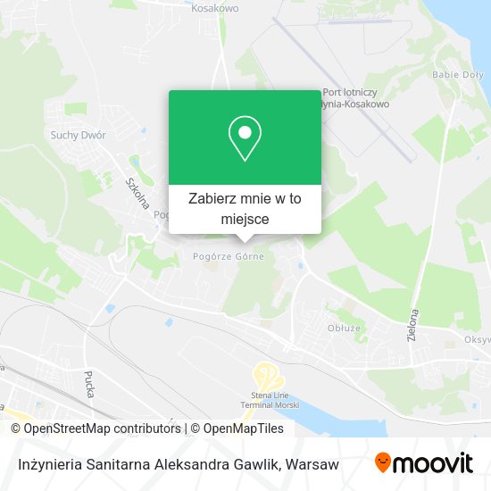 Mapa Inżynieria Sanitarna Aleksandra Gawlik