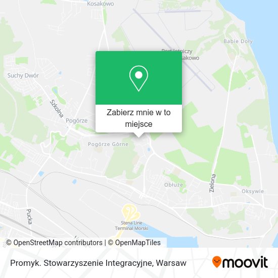 Mapa Promyk. Stowarzyszenie Integracyjne