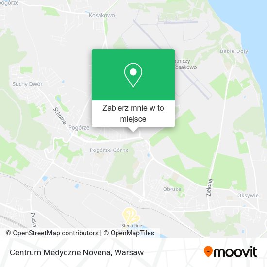 Mapa Centrum Medyczne Novena