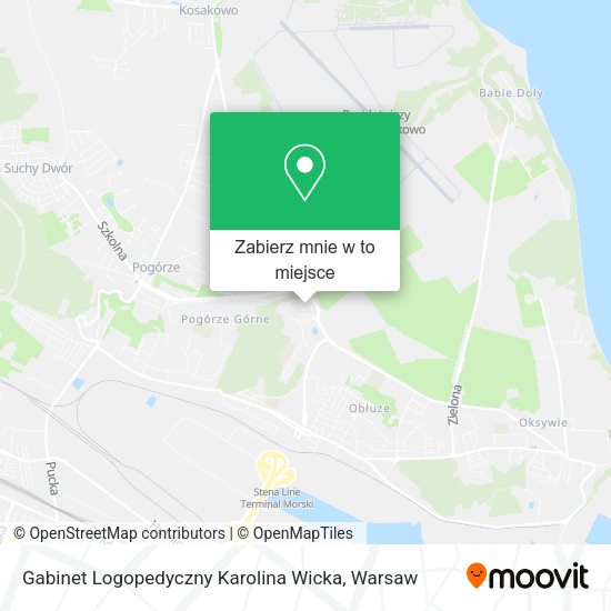 Mapa Gabinet Logopedyczny Karolina Wicka