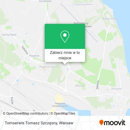 Mapa Tomserwis Tomasz Szczęsny