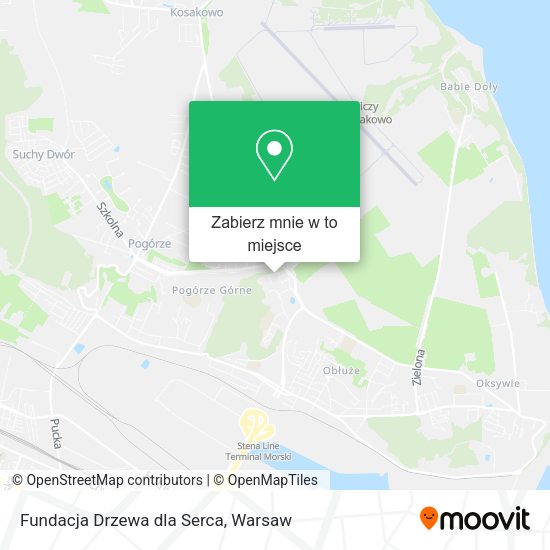 Mapa Fundacja Drzewa dla Serca