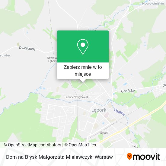 Mapa Dom na Błysk Małgorzata Mielewczyk