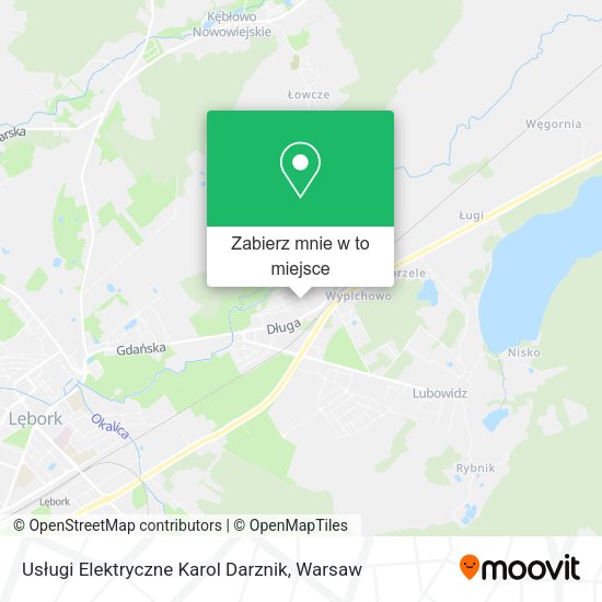 Mapa Usługi Elektryczne Karol Darznik