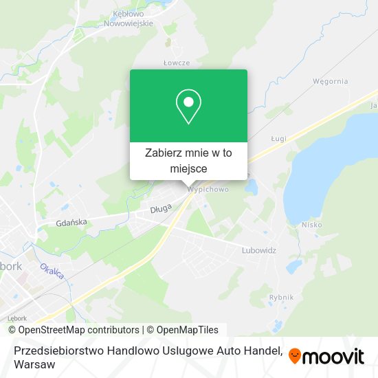 Mapa Przedsiebiorstwo Handlowo Uslugowe Auto Handel