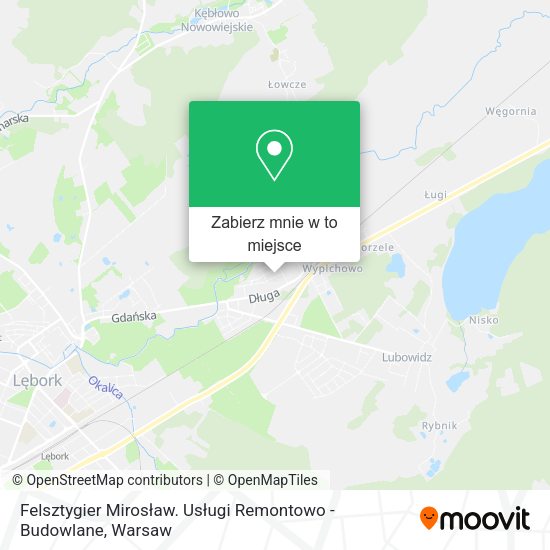 Mapa Felsztygier Mirosław. Usługi Remontowo - Budowlane