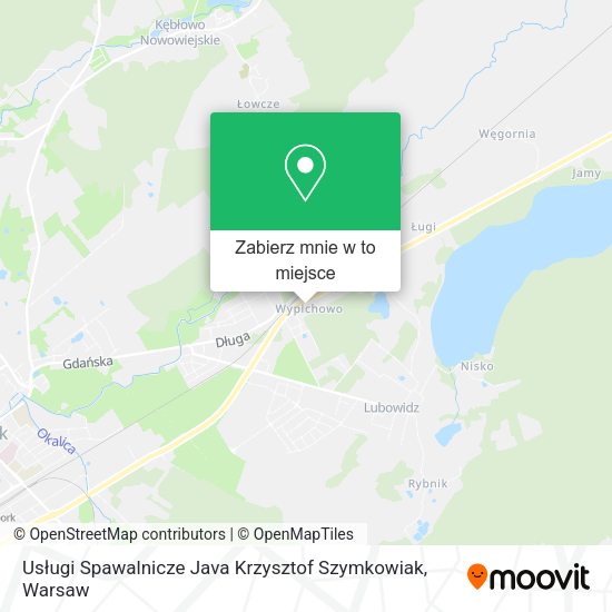 Mapa Usługi Spawalnicze Java Krzysztof Szymkowiak