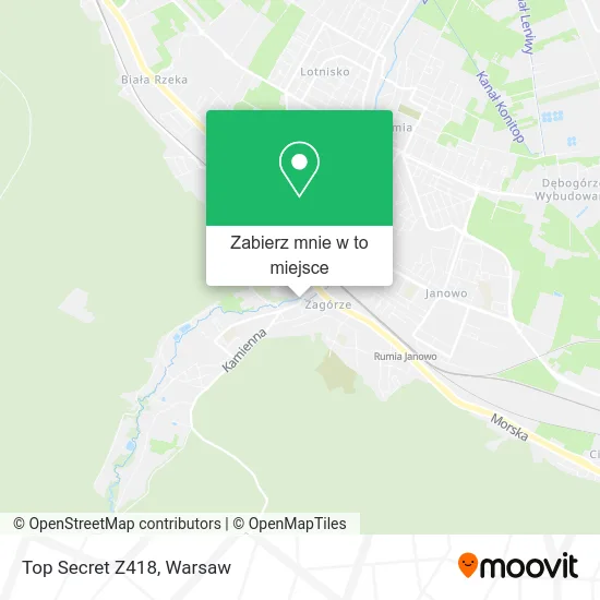 Mapa Top Secret Z418