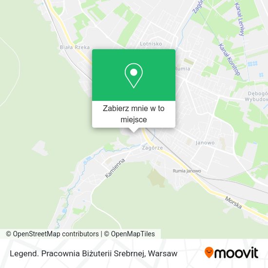 Mapa Legend. Pracownia Biżuterii Srebrnej