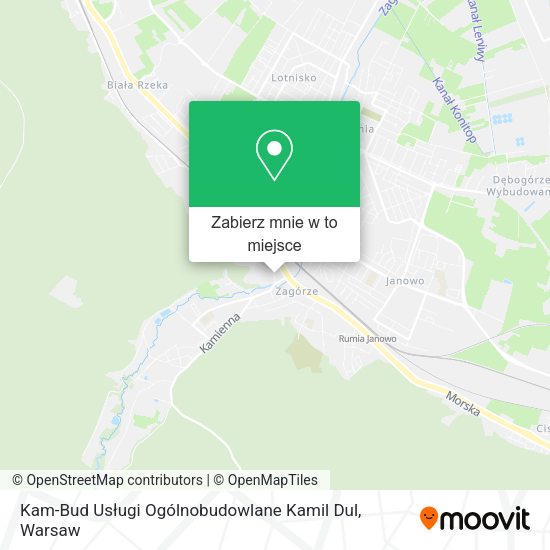 Mapa Kam-Bud Usługi Ogólnobudowlane Kamil Dul