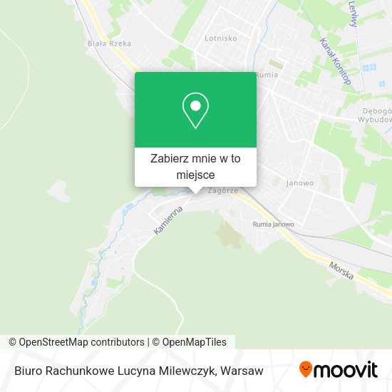 Mapa Biuro Rachunkowe Lucyna Milewczyk